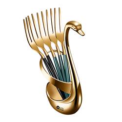High-end ornament 304 stainless steel fruit fork