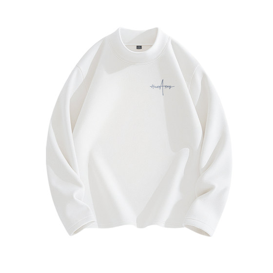 
Jeanswest white men's velvet bottoming shirt men's half turtleneck winter teenagers thermal underwear men's L