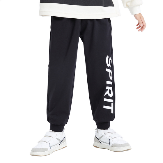 
Balabala children's clothing children's pants boys' fleece trousers 2026 winter casual sports pants thickened and warm