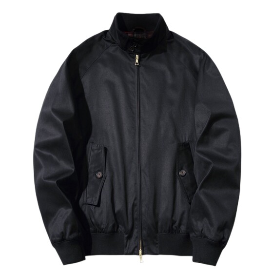 
YUXIAN Classic Harrington Washed Old Jacket Jacket Autumn and Winter Standing Collar American Retro Casual Business Men
