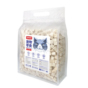 
Freeze-dried cat snacks, chicken nuggets, bulk-packed cat and dog nutrition, pet teething, adult cat and kitten food 5*0.5kg