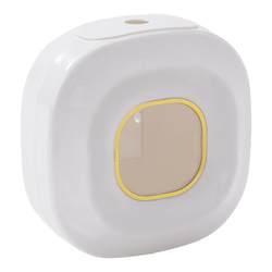 No-punch wall-mounted removable plastic wrap storage box