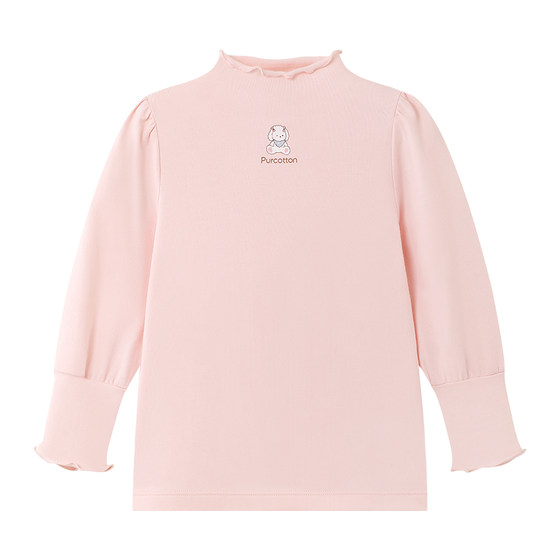 
Cotton era girls' long-sleeved T-shirt autumn new boys' tops breathable bottoming pure cotton children's T-shirt