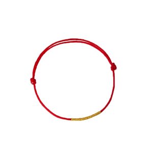 Red rope Year of the Snake Year of the Nation Red bracelet Very thin female Red foot rope Men couple Gift bracelet Bracelet Bracelet Anklet Women