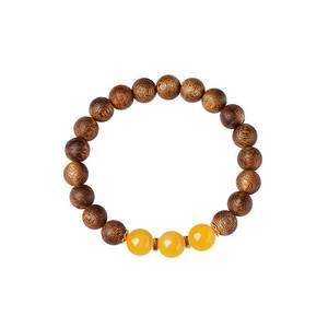
New agarwood bracelets and Jurgent Qinan bracelets in the palace are presented in the palace, natural beeswax wood cultural relics birthday gifts for mothers