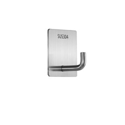 Stainless steel hooks, strong load-bearing adhesive hooks, extended hooks behind the door, kitchen bathroom dormitory wall adhesive coat hooks