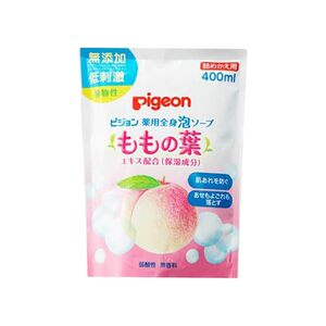 [Tmall U First] Beiqin Children's Shower Gel Baby Peach Leaf Essence Bath Two-in-One Bag 400ml