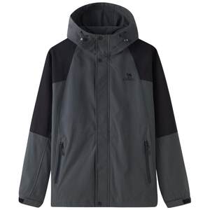 Camel men's windproof spring and autumn thin coat water-repellent outdoor jacket men's casual hooded sports windbreaker men