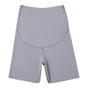 Scarless pregnant women shark leather leggings spring and summer thin five-point safety shorts outside yoga sports pants summer
