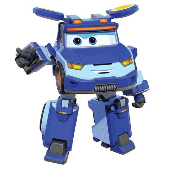 
Super Wings Rex Audi Double Diamond Genuine Transforming Robot Police Car Ledi Xiaoai Children's Toy Boy