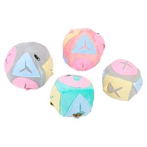 
Pet toy ball training grinding teeth interactive puzzle foraging missing feeding ball cats and dogs universal pet sniffing ball
