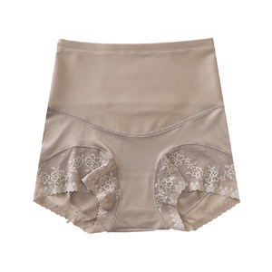 
Qianscher high waist underwear women's belly-lifting hip-shaping pants without traces, nude boxer pants anti-exposure base safety pants