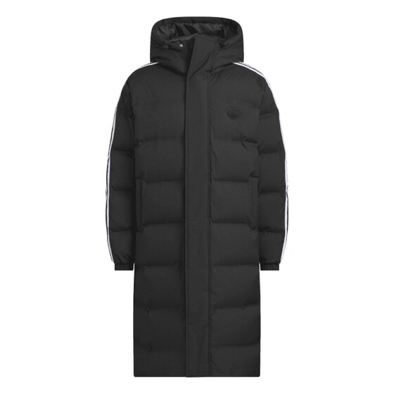 
600 Puff Long Sports Hooded Duck Down Jacket Men's Winter Adidas Adidas Clover