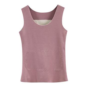 Waist protection and belly protection double-sided thermal vest German velvet