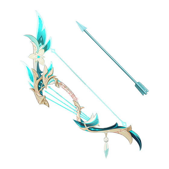 
[Official Model] Original God Fengshen Wendy's Special Martial Arts: The History of Dawn and Breaking Dawn Metal Bow and Arrow Longbow Weapon Model Ornaments