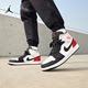 Jordan official Nike Jordan AJ1 sneakers ເກີບກິລາຜູ້ຊາຍ summer ກາງ-top cushioning 852542