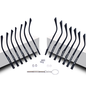 TR90 glasses leg accessories Daquan glasses bracket A pair of universal glasses accessories glasses tripod frame single tooth replacement