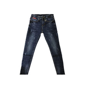 
Korean gray small feet whitened old tight spring jeans men's personality retro stretch denim small feet pants for men