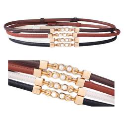 Woodpecker belt women's thin belt fashion decorative girdle belt with dress waist waist chain for women