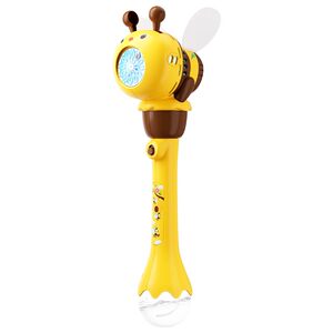 
2025 new bubble blowing machine children's handheld charging model bee fully automatic infant non-toxic girls toys