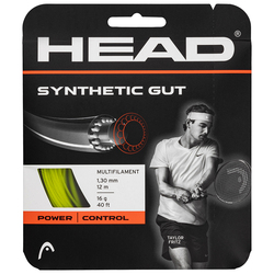 Head Synthetic Gut Tennis String Imitation Catgut Soft String Polyester String Training Tennis Racket String