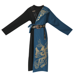 2022 Summer New Original Men's Hanfu Jinyiwei Embroidered Performance Clothes Class Clothes Embroidered Belt