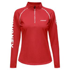 
Beijing Forest Outdoor Spring and Summer Original Travel Slim Small Stand Collar Sports Quick-Drying Long Sleeve T-shirt Top for Women