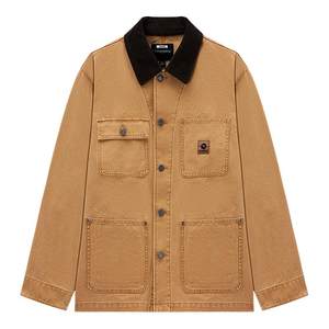 
Teenie Weenie Bear Men's American Street Fengshui Washing Old Canvas Casual and Leisure Denim Jacket