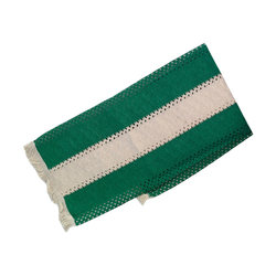 Green long table flag cotton and linen fabric table decoration tablecloth forest chest of drawers cover cloth cover