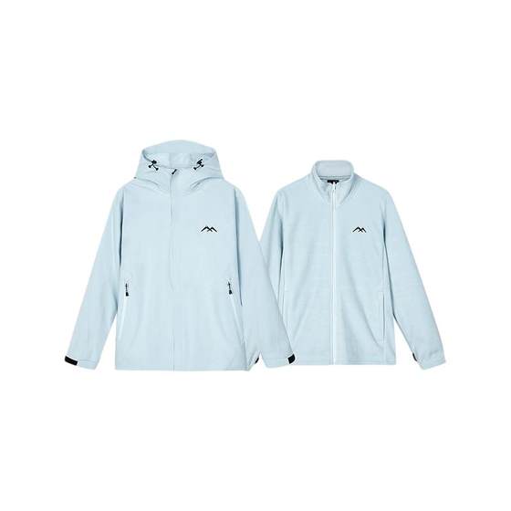 
Skechers Rubik's Cube Jacket Winter Men's and Women's Three-in-One Warm Down Jacket Outdoor Fleece Liner Waterproof Jacket