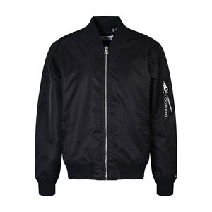 Calvin Klein Kevin CK Cotton Clothes Men's Fall and Winter New Zipper Solid Color Thin Cotton Jacket Men's Clothes
