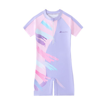 Girls' one-piece quick-drying swimsuit suit