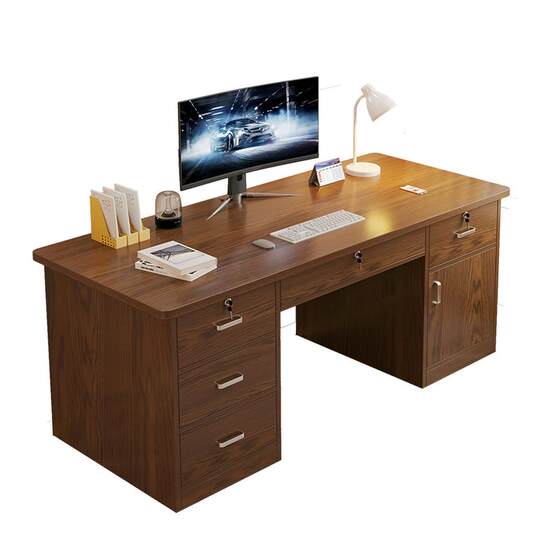 
Computer desk household solid wood desk simple modern student desk writing desk chair small apartment desk work bench
