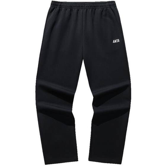 
ANTA New Year Long Pants Men's 2026 New Velvet Knitted Sports Straight Sweatpants Slim Casual Pants Men's Pants