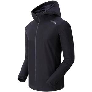 Camel sports climbing jacket Women's autumn and winter plus velvet -hooded jacket outdoor windproof waterproof leisure 茄
