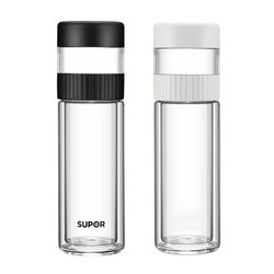 Supor glass tea and water separation large capacity water cup