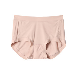 
Taomotao Elegant and traceless gift box version solid color breathable mulberry silk bottom mid-waist shorts underwear for women