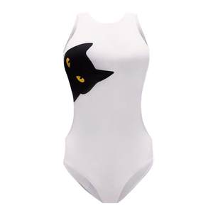 
[Same style in Ni Ni] BE Van Dean Fashion Series Little Black Cat/Meow Star One-piece Swimsuit Ladies' High-end Feeling