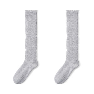 
purpleguys socks girl spring and summer thin hollow mesh breathable ballet style jk calves pile socks set