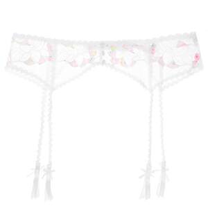 
Curious Miss French Floral Bow Girl Garter Strap Lingerie Set Legs Circle Summer Sexy Thin Style Pure Desire