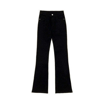 Black micro -elastic jeans girl

