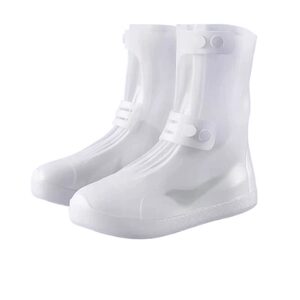 
Shoe covers waterproof non-slip overshoes rain boots for men and women rainproof thickened wear-resistant rain boots silicone rain shoe covers high tube