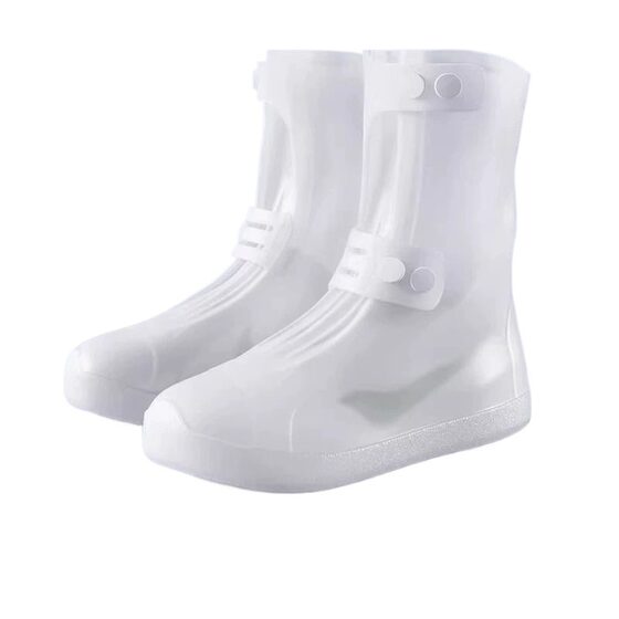 
Shoe covers waterproof non-slip overshoes rain boots for men and women rainproof thickened wear-resistant rain boots silicone rain shoe covers high tube