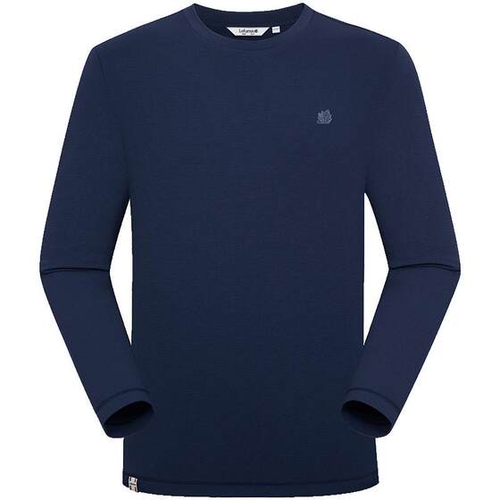 
LAFUMA Lefeiye Outdoor Commuter Round Collar Quick Dry Long Sleeve T-shirt Men's Casual Waffle Base Top
