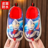 Ultra, детские тапочки для мальчиков, демисезонный удерживающий тепло Ультрамен Тига, нескользящая детская сумка для обуви, мягкая подошва