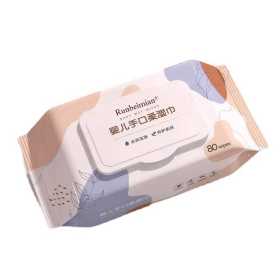 Wet towel paper big bag mother, infant children, newborn baby hand mouth special wet towel, household paper, rubbing the face, wash the face
