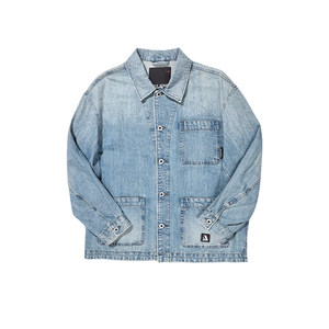 
ABLE JEANS Spring and Autumn New Men's Retro Washed Workwear Denim Jacket Casual Shirt Jacket