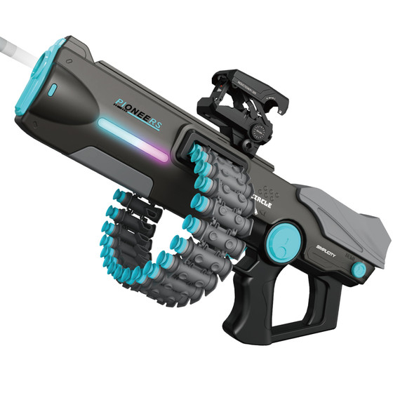 
Senior children and boys high-end electric bursting soft egg toy gun 2026 new black technology soft bullet suction cup bullet