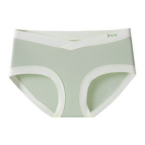 
Scarless pregnant women underwear for women with ice silk low waist support belly-sized shorts for women in the early, middle and late stages of pregnancy