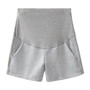 October crystal maternity shorts for summer thin styles for wear high waist anti-exposure loose large-size leggings for summer
